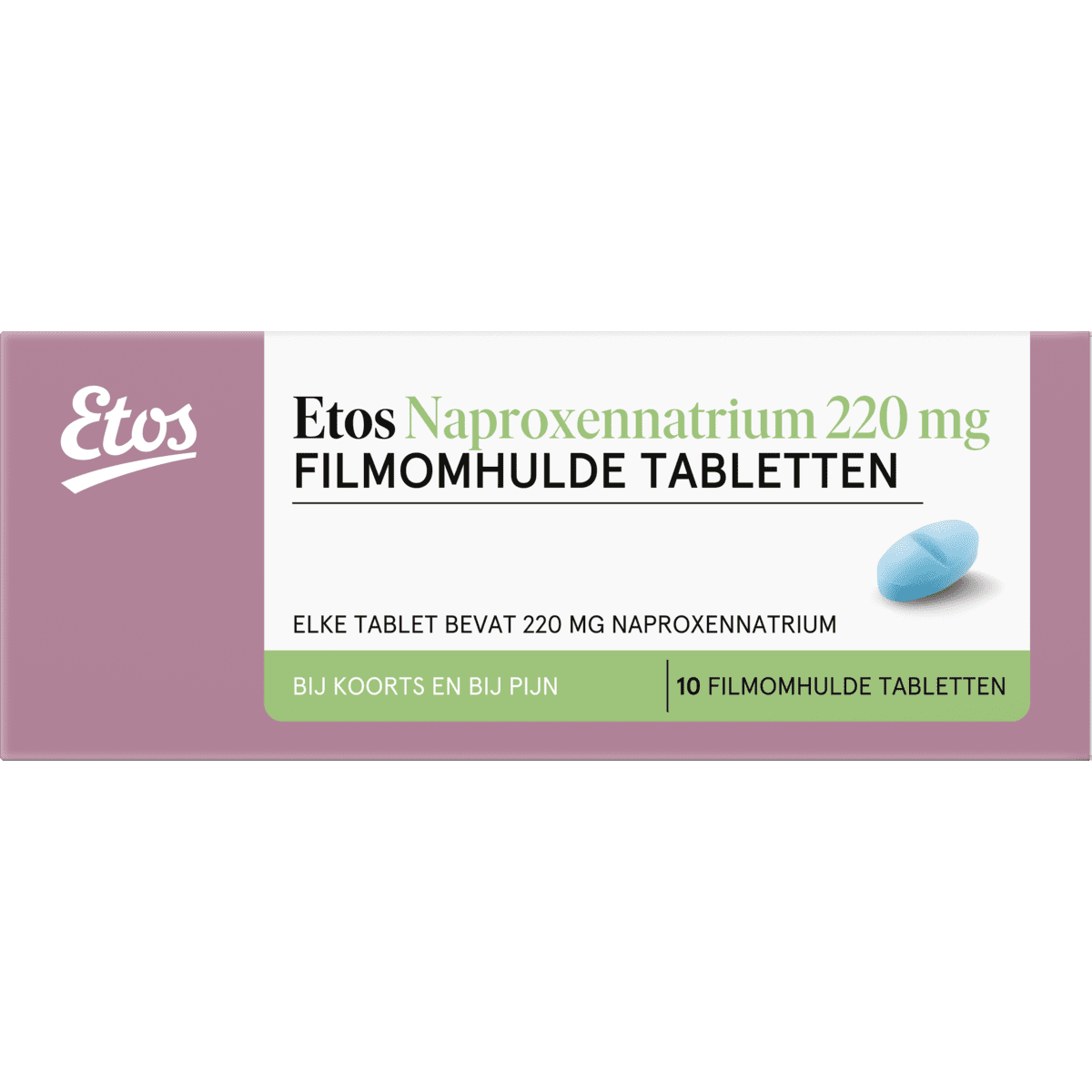 Etos Naproxennatrium 220 MG Omhulde Tabletten 10 stuks