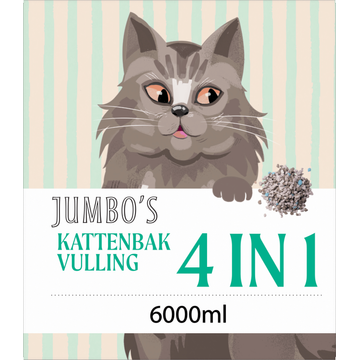 Jumbo's Kattenbakvulling 4-in-1 6 L