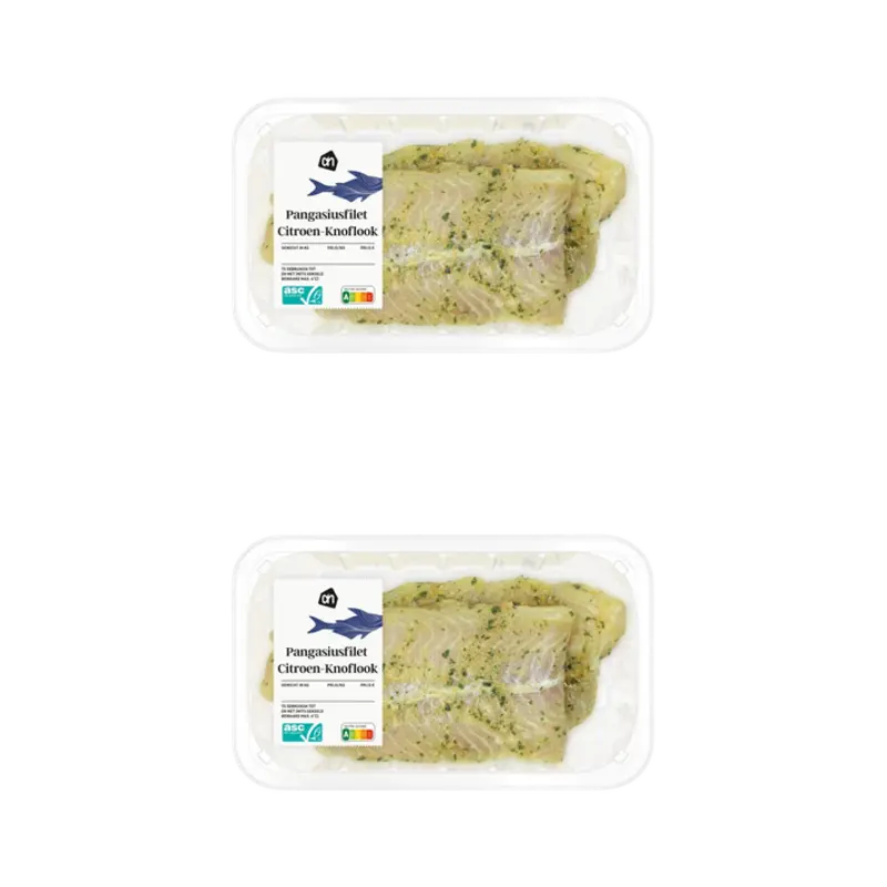 AH Pangasiusfilet knoflook-citroen 2-pack