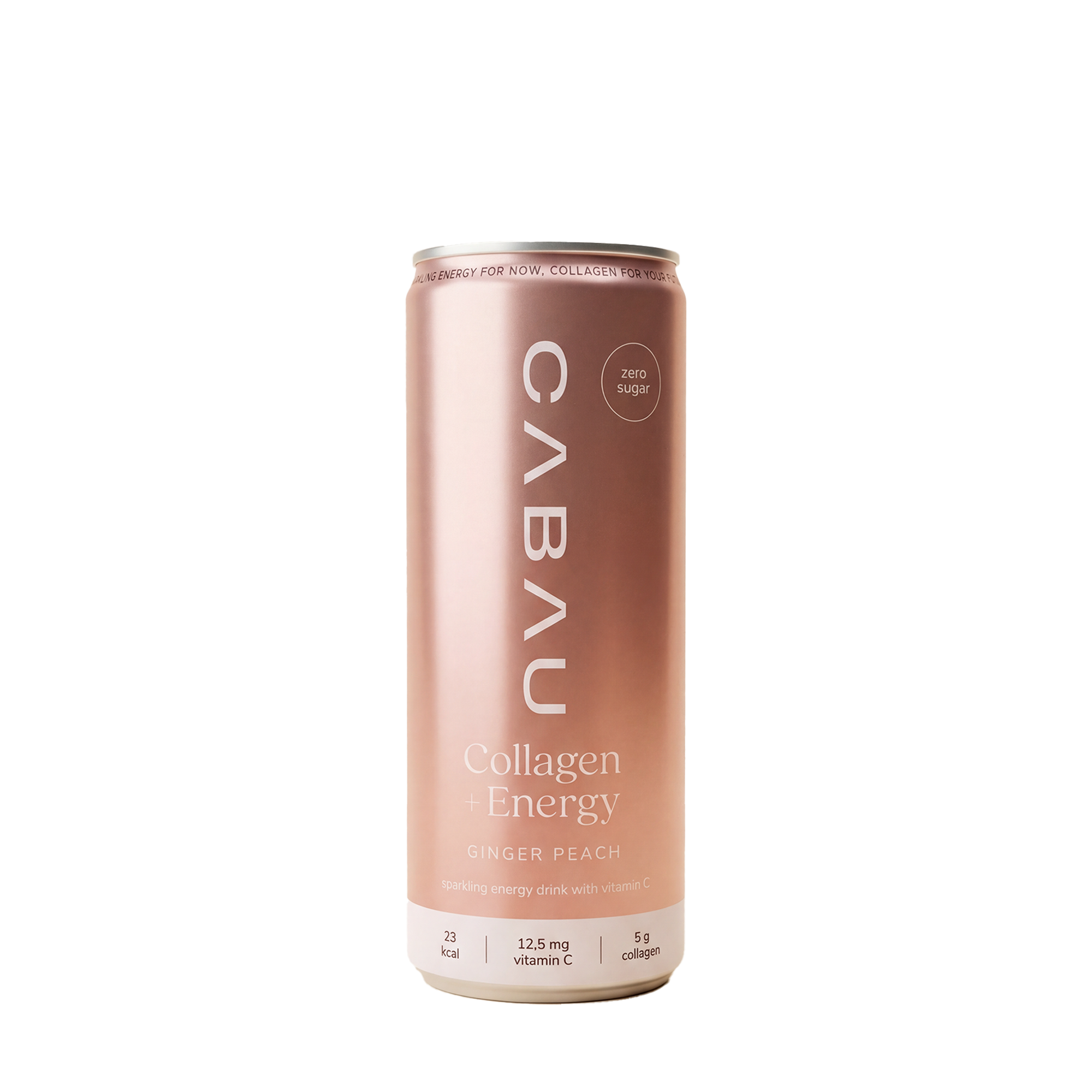 Cabau Collagen + Energy Ginger Peach 250 ml