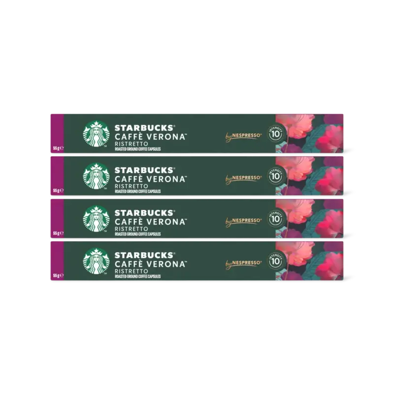 Starbucks Nespresso caffe Verona capsules 4-pack