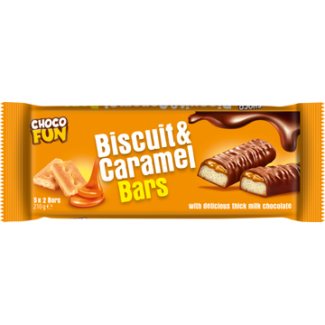 Choco Fun Biscuit & Caramel 210g