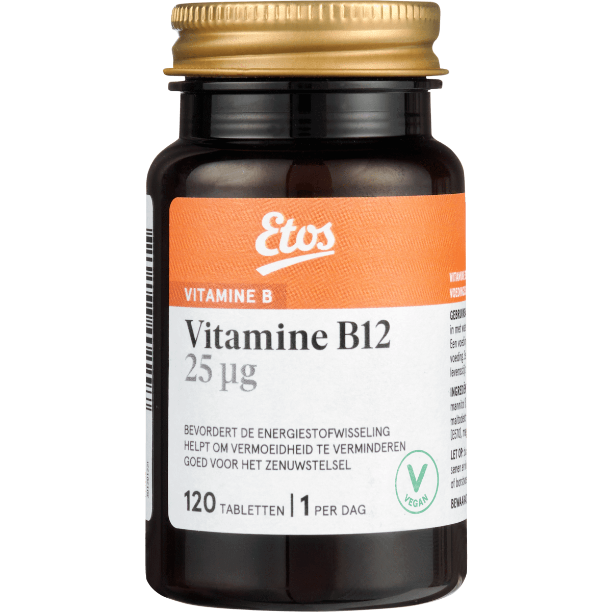 Etos Vitamine B12 25 µg Tabletten 120 stuks