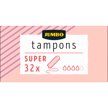 Jumbo Tampons Super 32 Stuks