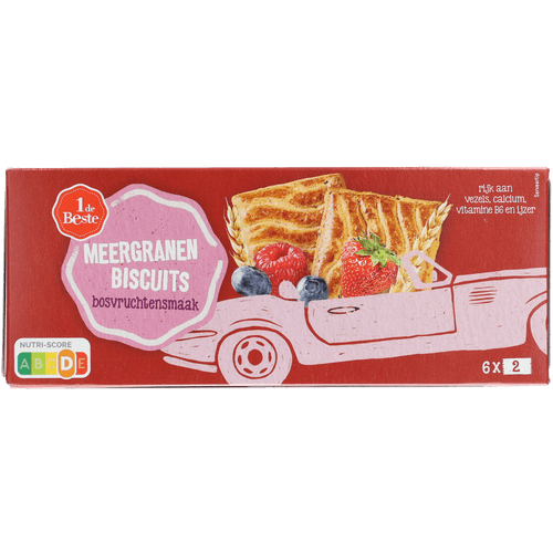 1 de Beste Meergranenbiscuit bosvruchten