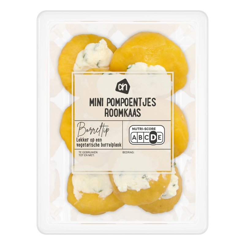 AH Mini pompoentjes roomkaas