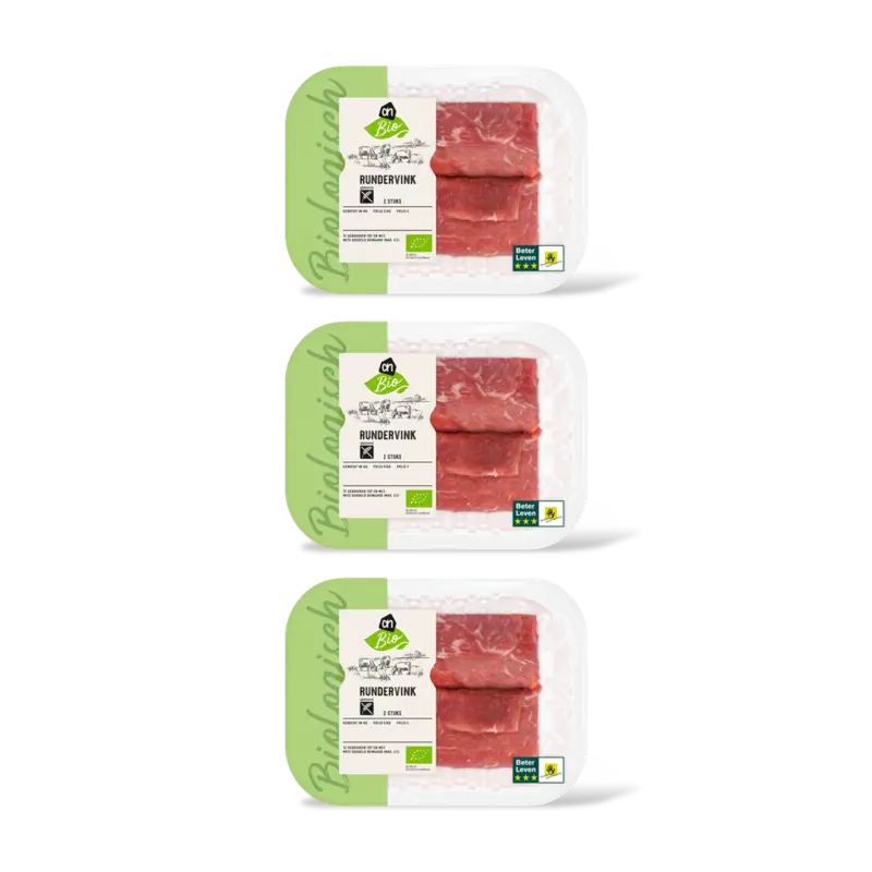 AH Biologisch Rundervink 3-pack