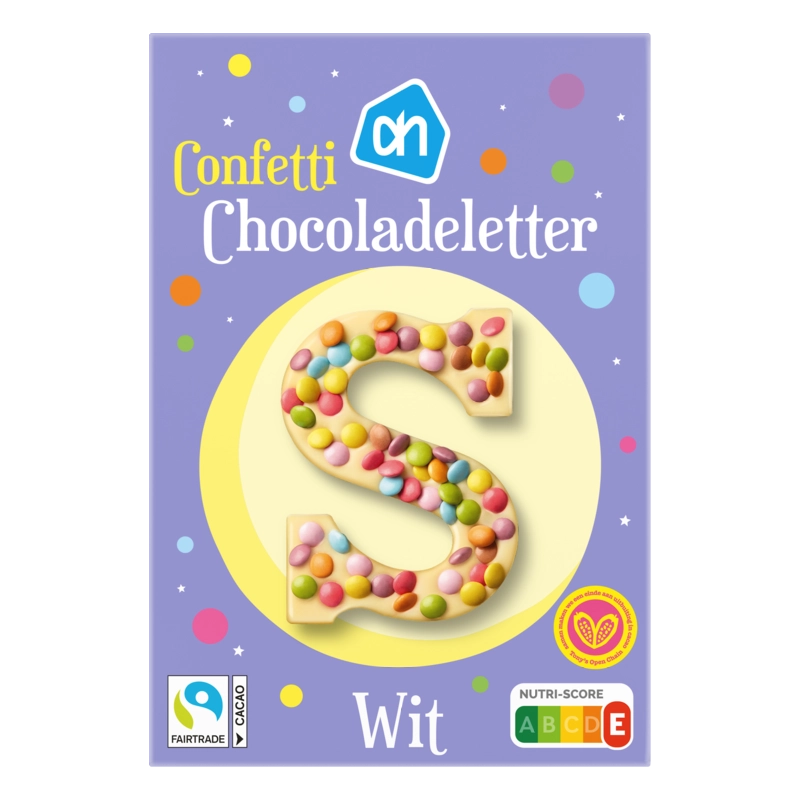 AH Letter confetti wit