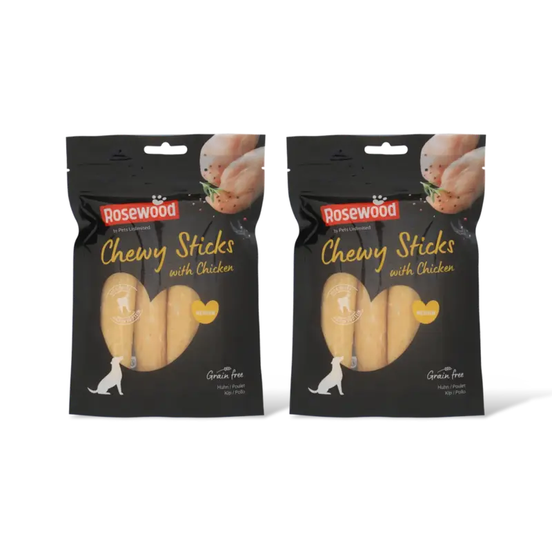 Rosewood Chewy sticks with chicken medium 2-pack