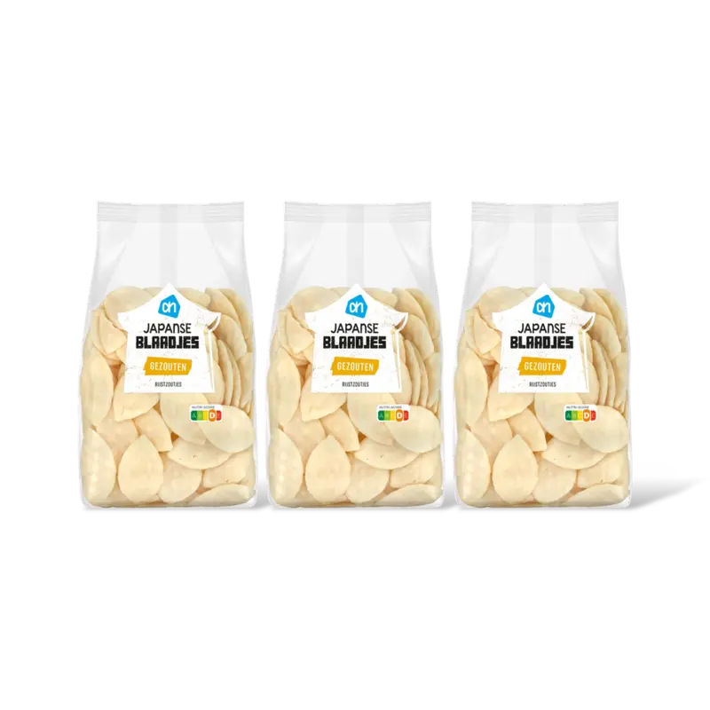 AH Japanse blaadjes gezouten 3-pack