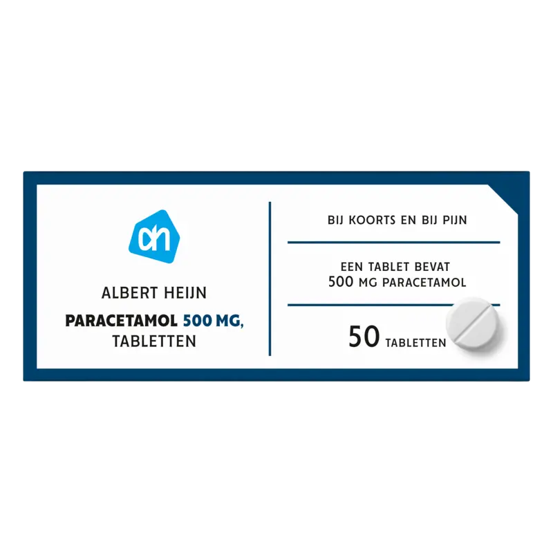 AH Paracetamol 500mg tabletten