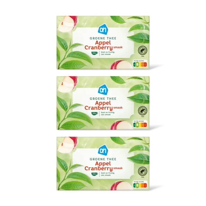 AH Groene thee appel cranberry 3-pack