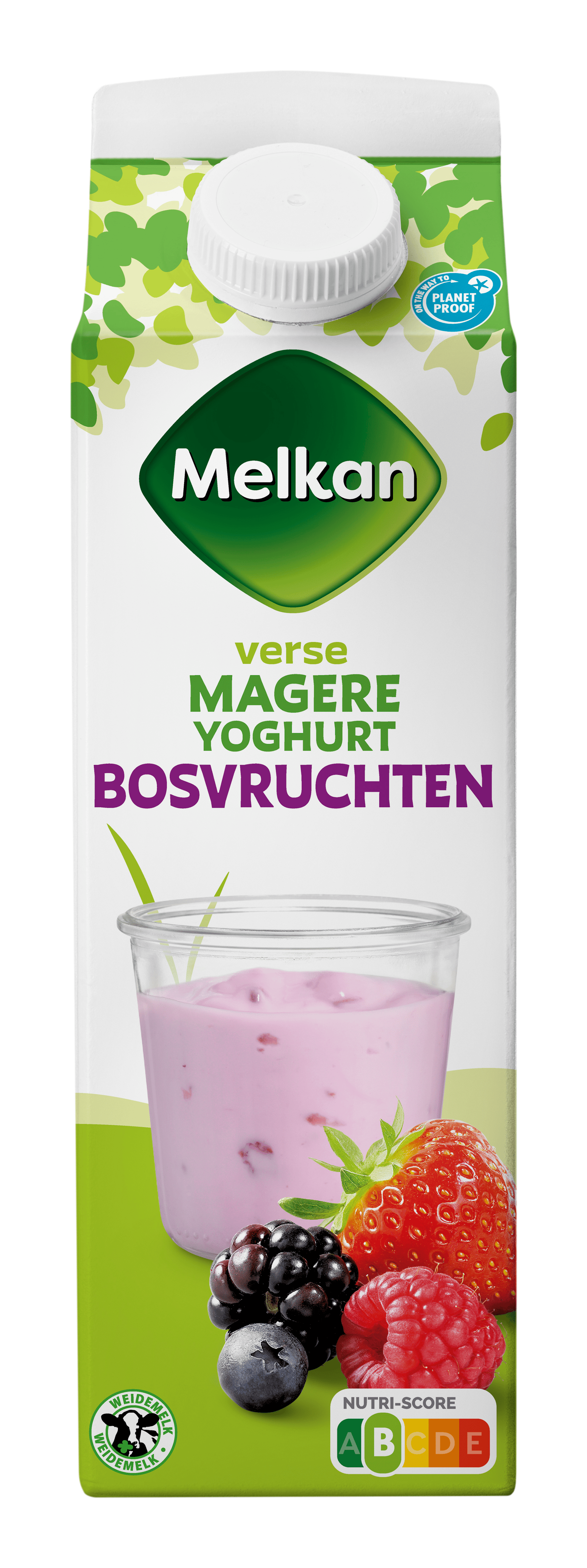 Melkan Magere vruchtenyoghurt bosvruchten
