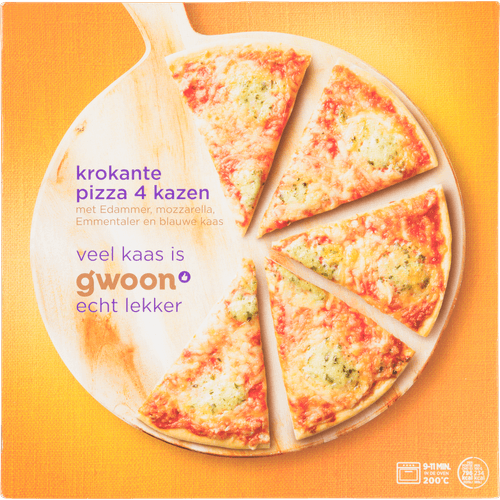G'woon Krokante pizza 4 kazen