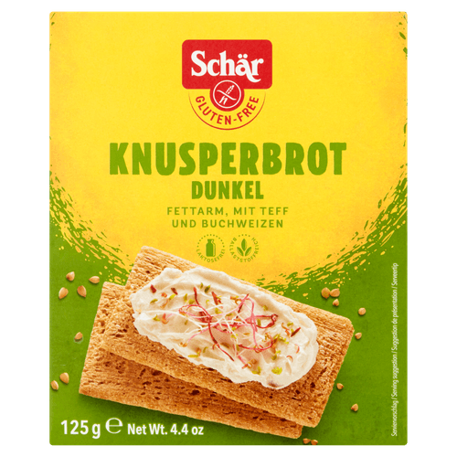 Schär Knackebrood donkerbruin glutenvrij