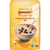 g'woon havermout fijn