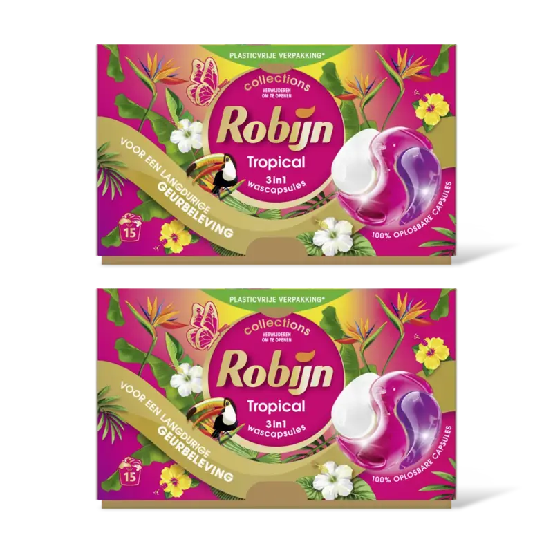 Robijn Collection tropical 3in1 capsules 2-pack
