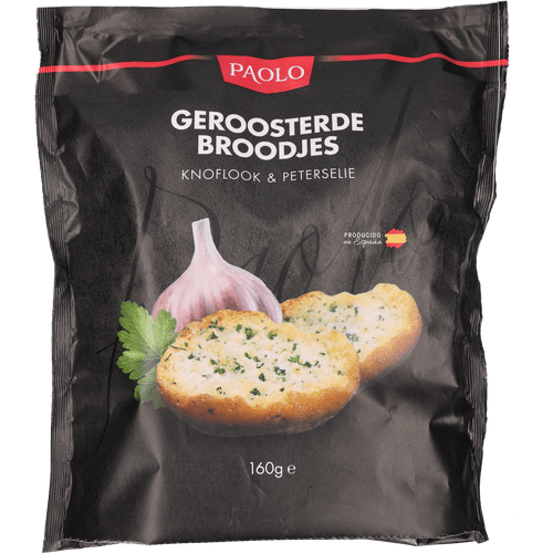 Paolo Knoflook broodjes geroosterd