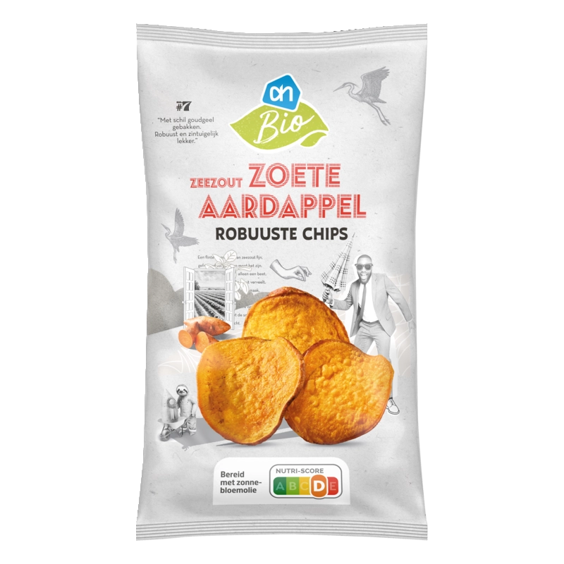 AH Biologisch Zoete aardappel chips