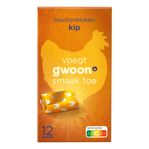 G'woon Bouillon blokjes kip 12 stuks