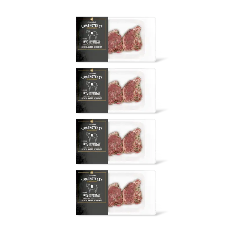 AH Excellent Lamskotelet gemarineerd 4-pack