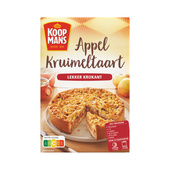Koopmans mix voor appelkruimeltaart