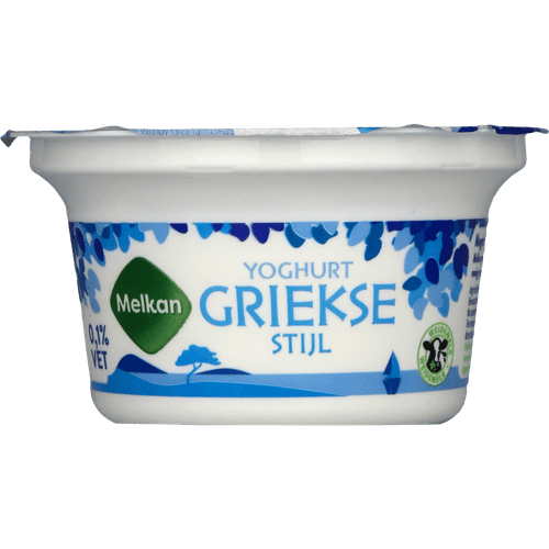 Melkan Yoghurt griekse stijl 0.1% vet