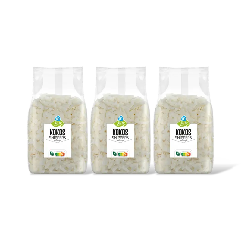AH Biologisch Kokos snippers 3-pack