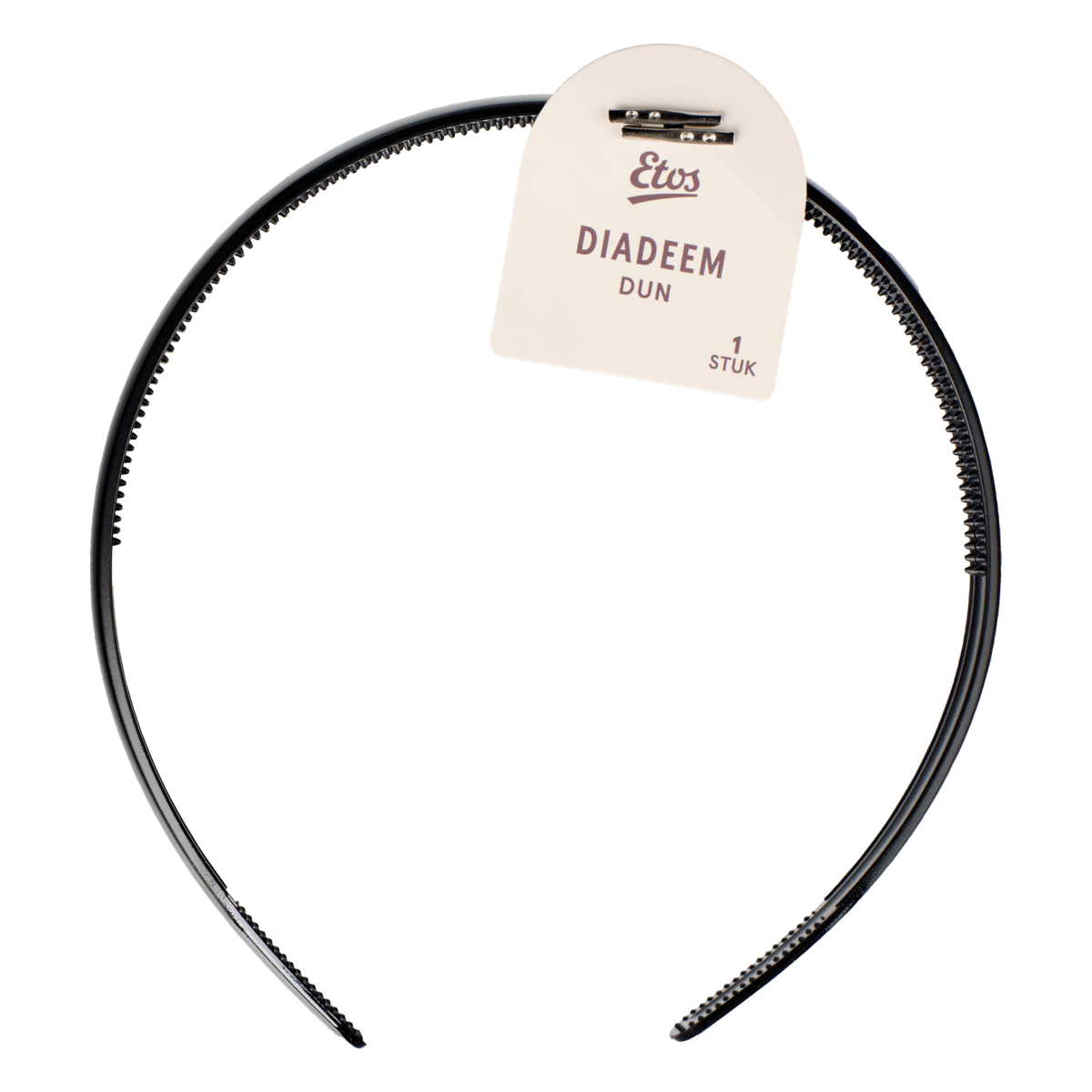 Etos Diadeem Medium Zwart