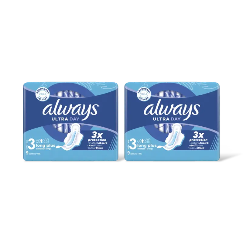 Always Ultra day long plus maandverband 2-pack