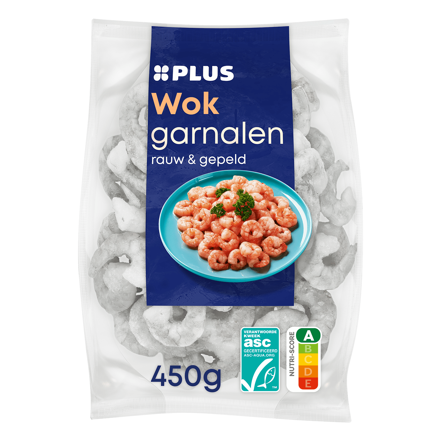 PLUS Wokgarnalen rauw & gepeld