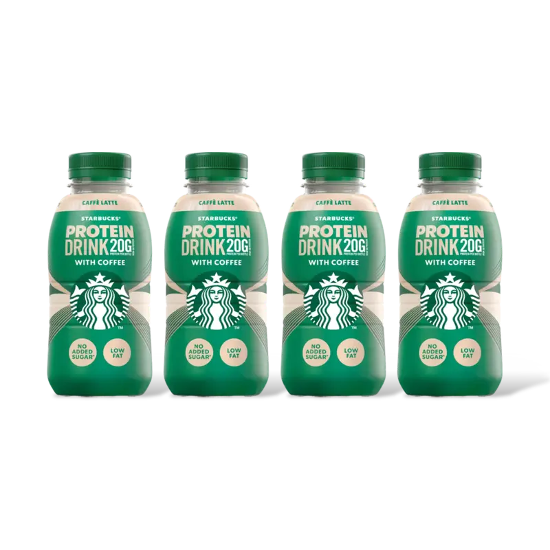 Starbucks Protein drink caffe latte coffee 4-pack