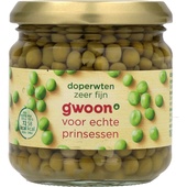 g'woon doperwten zeer fijn
