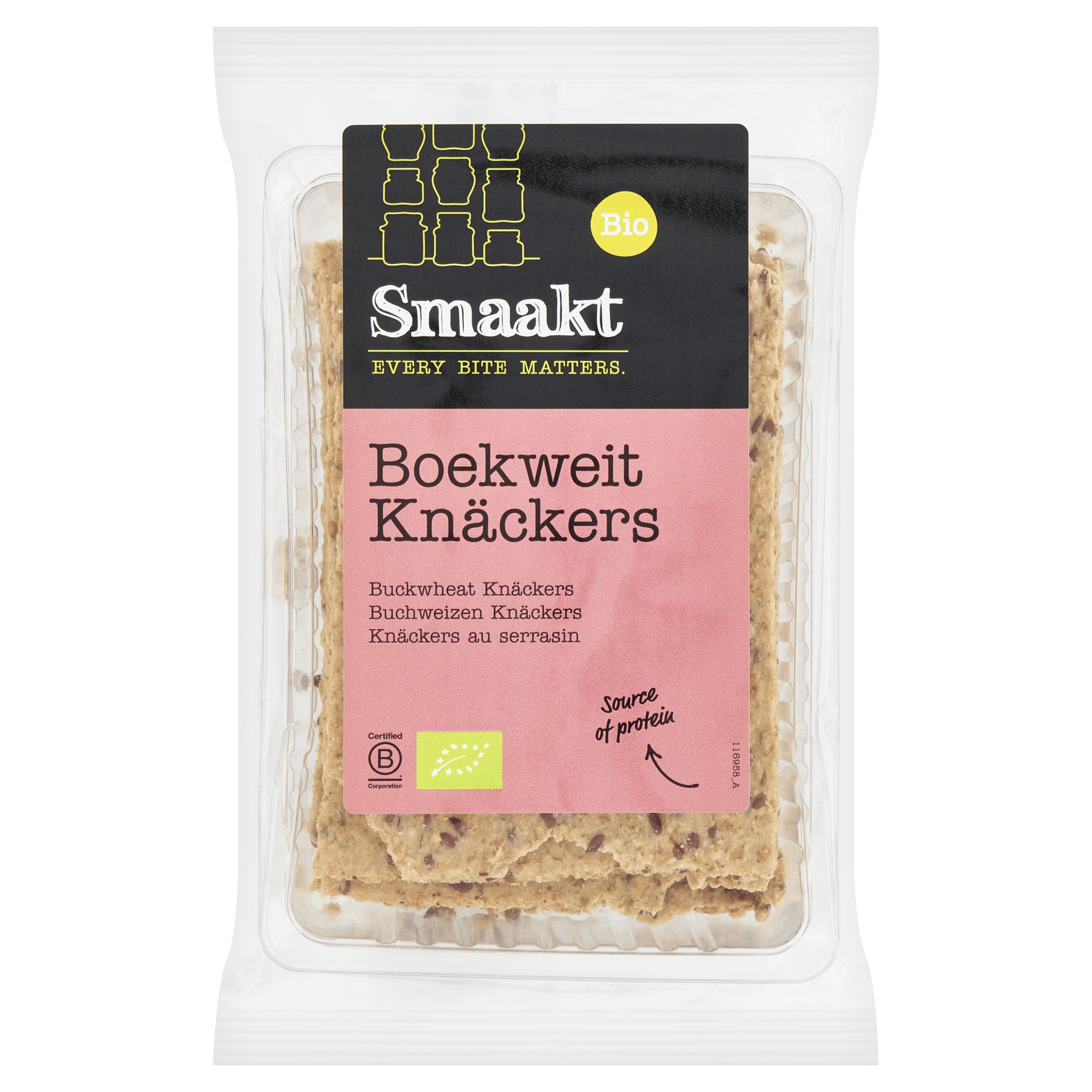 Smaakt Knäckers Boekweit bio