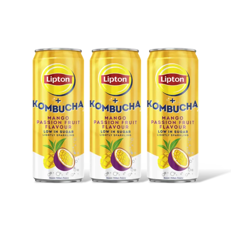 Lipton Ice tea kombucha mango passion 3-pack