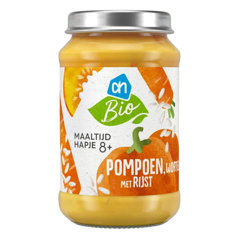 AH Biologisch Maaltijdhapje pompoen wortel 8m+