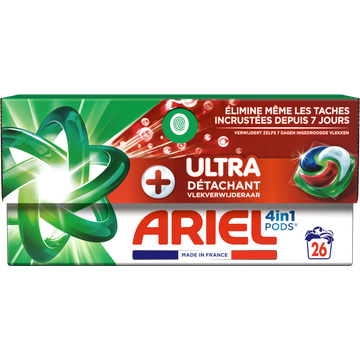 Ariel 4in1 PODS+ Ultra Wasmiddel Capsules 26 Wasbeurten