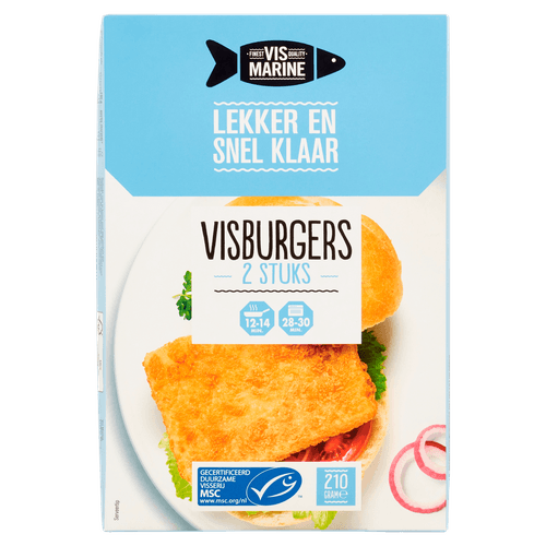 Vis Marine Visburgers 2 stuks