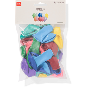 HEMA Ballonnen Kleur 23cm 20 Stuks