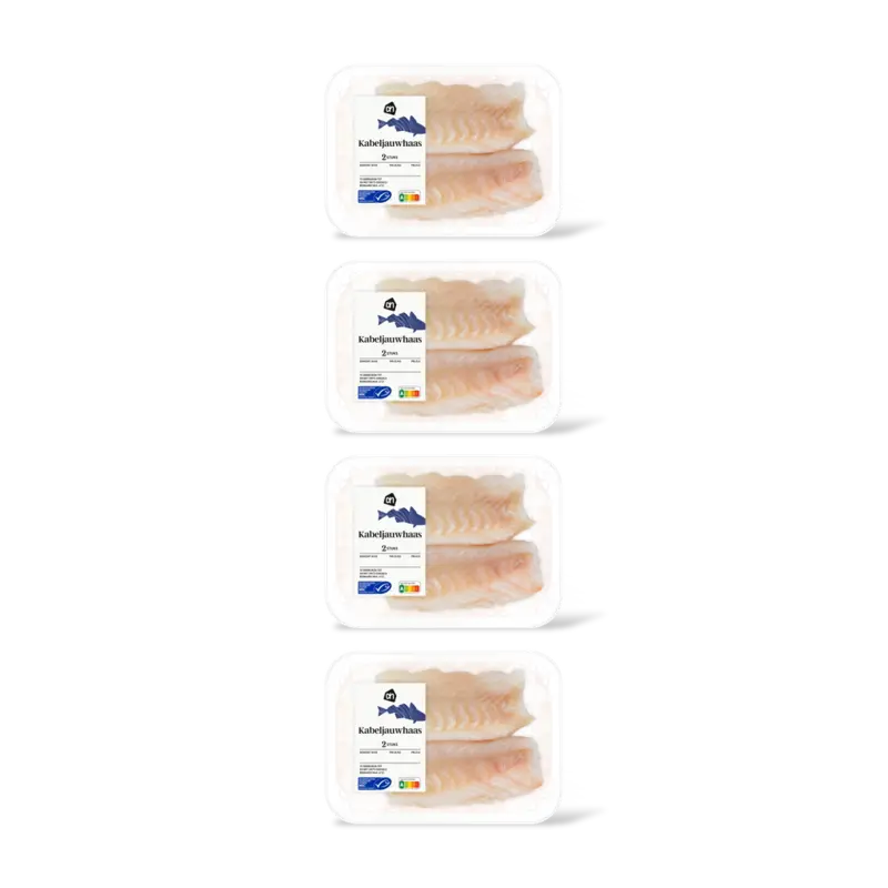 AH Kabeljauwhaas (2 stuks) MSC 4-pack