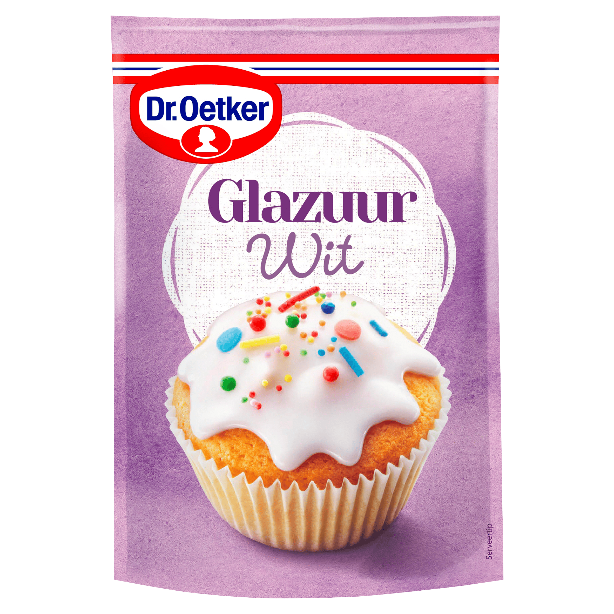 Dr. Oetker Glazuur wit taart versiering
