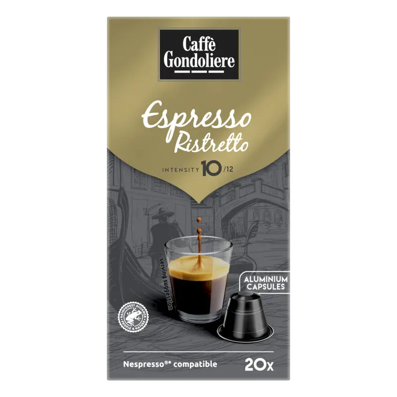 Caffè Gondoliere Espresso ristretto capsules