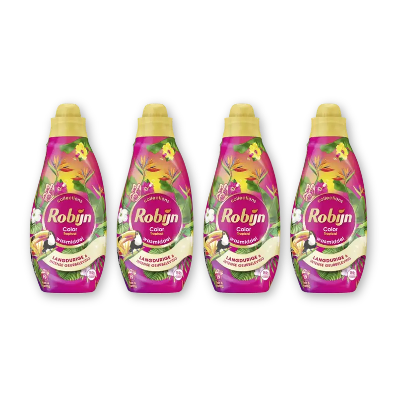 Robijn Color tropical wasmiddel 4-pack