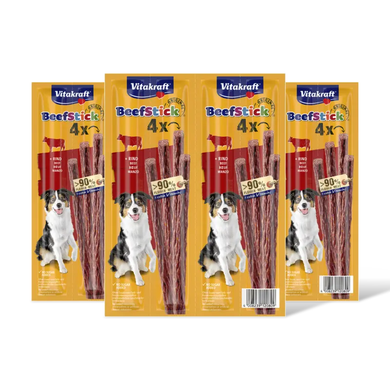 Vitakraft Beefsticks rund 3-pack