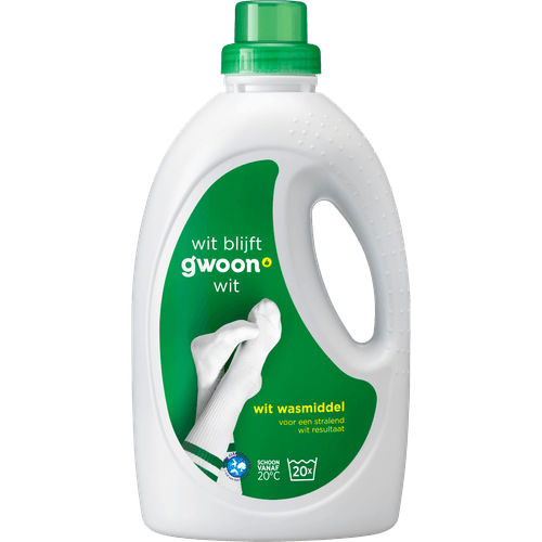 G'woon Vloeibaar wasmiddel wit 20 wasbeurten