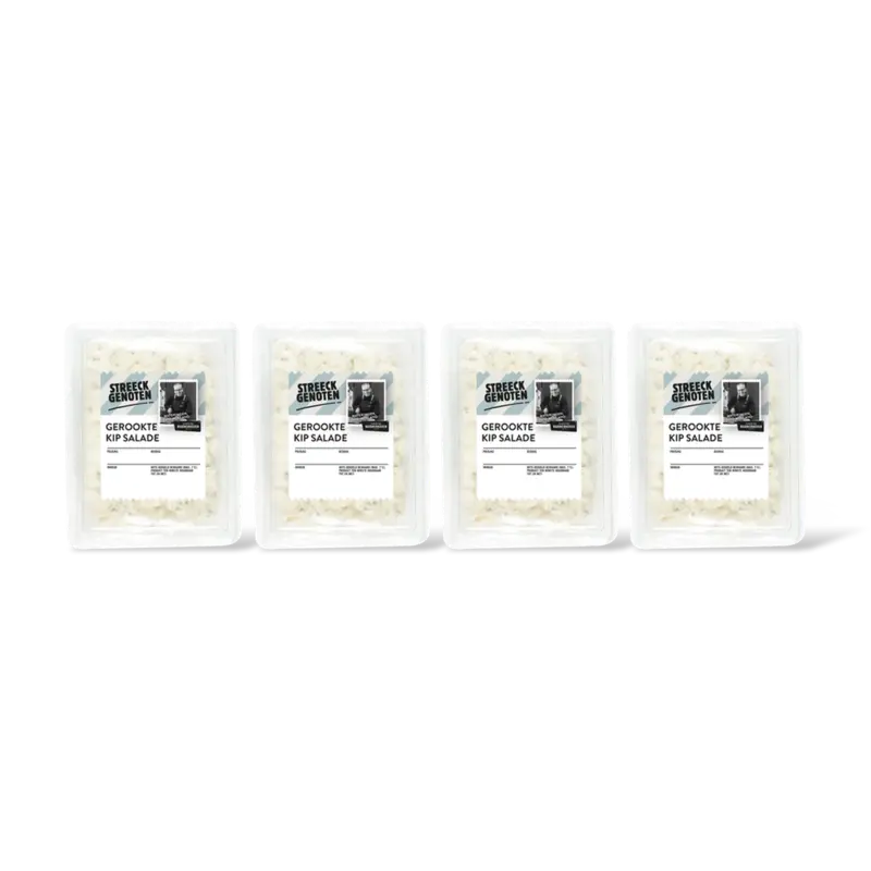 Streeckgenoten Gerookte kipsalade 4-pack