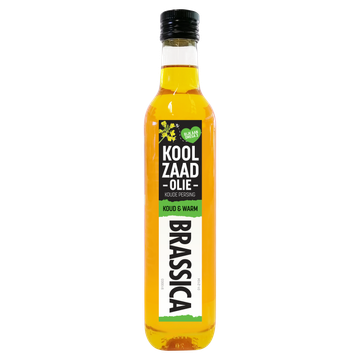Brassica Koud & Warm Koolzaadolie 500 ml