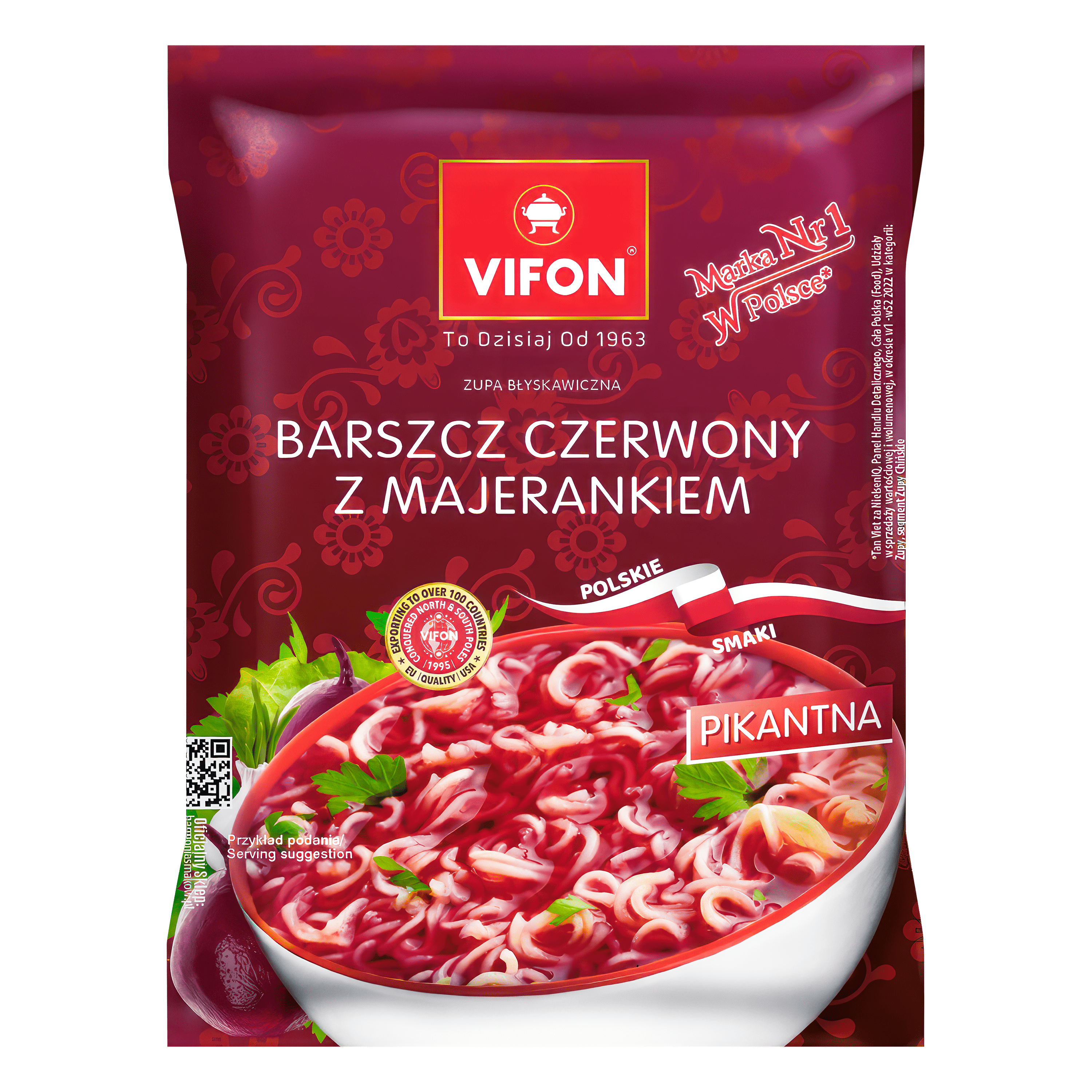 Vifon noedels rode bieten