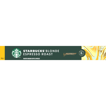 Starbucks by Nespresso Blonde Espresso Roast 10 Koffiecups