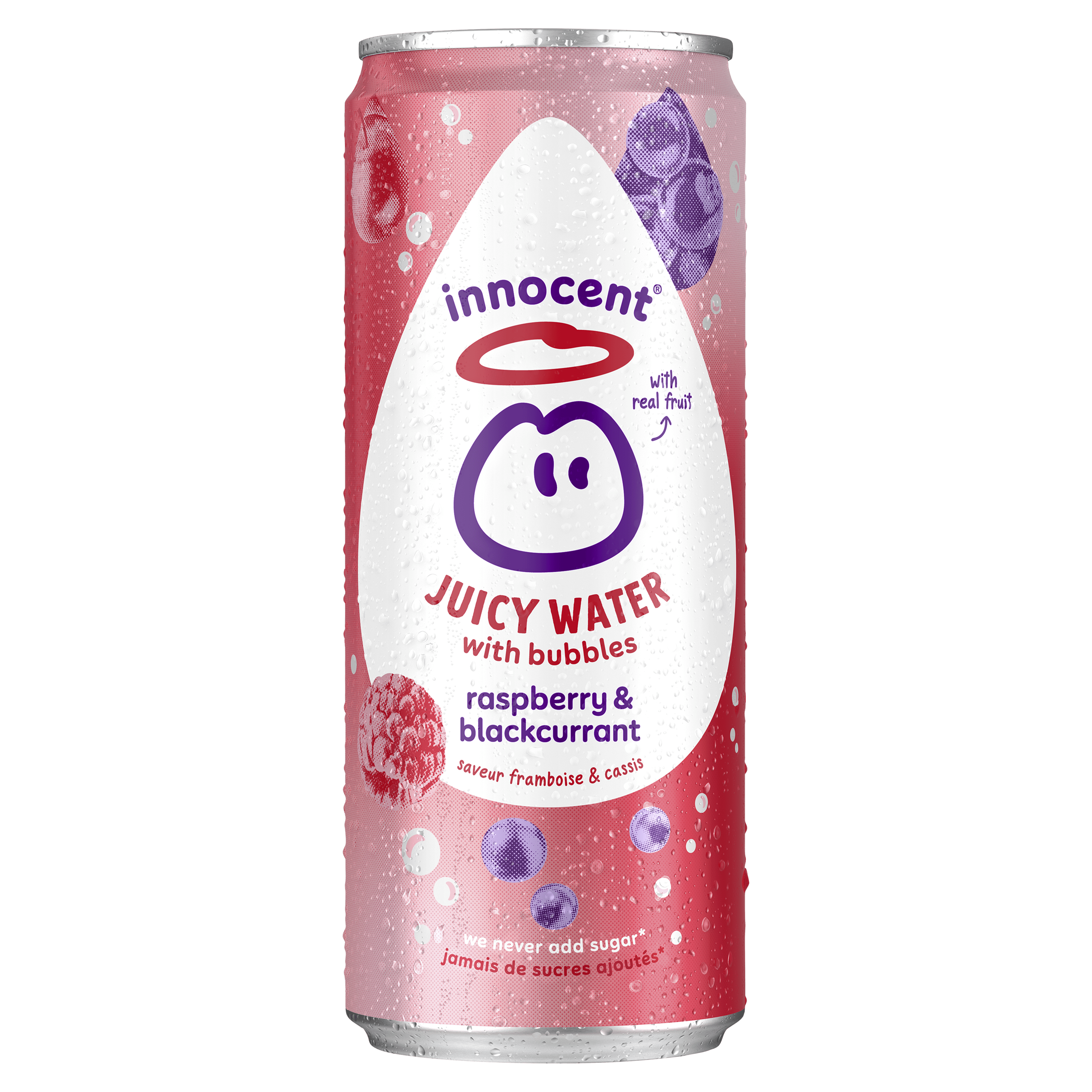Innocent Juicy water with bubbles raspberry